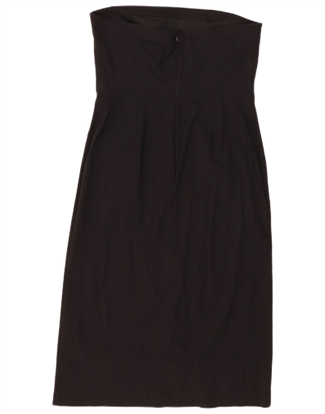 Marks & Spencer Vestido sin Tirantes para Mujer UK 40 XL Viscosa Negra