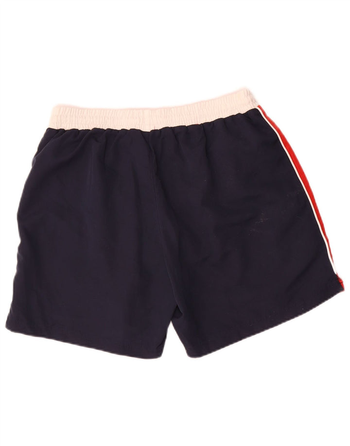 Kappa Hombre Shorts Deportivos Medio Azul Marino Colorblock Poliéster