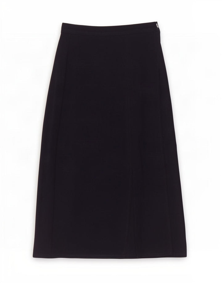 Max Mara Falda Midi para Mujer Pequeña W26 Azul Marino