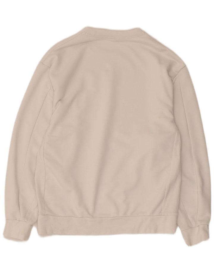 Nike Hombre Dri Fit Sudadera Jumper Medium Blanco Algodón