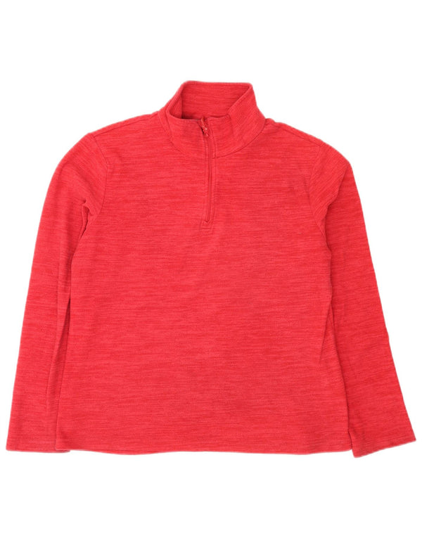 Jersey de forro polar con cremallera y cuello para mujer de Mountain Warehouse, talla 40, talla mediana, color rosa moteado