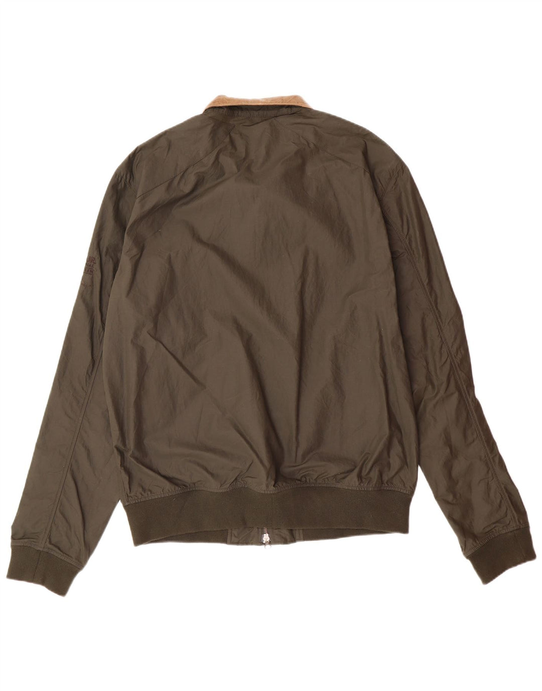 BARBOUR Chaqueta bomber para hombre UK 40 Large Caqui Poliamida