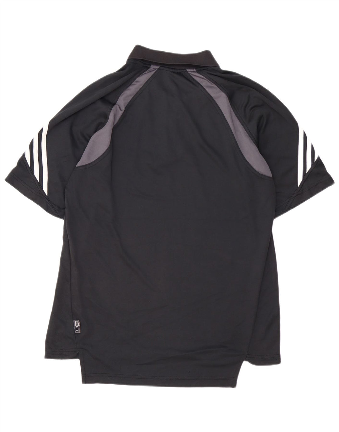 Polo ADIDAS Climalite para hombre, poliéster negro grande