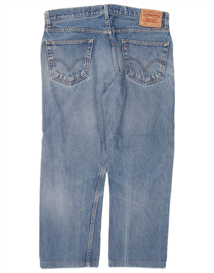 Levi's Vaqueros rectos de corte regular 505 para hombre W36 L26 Algodón azul