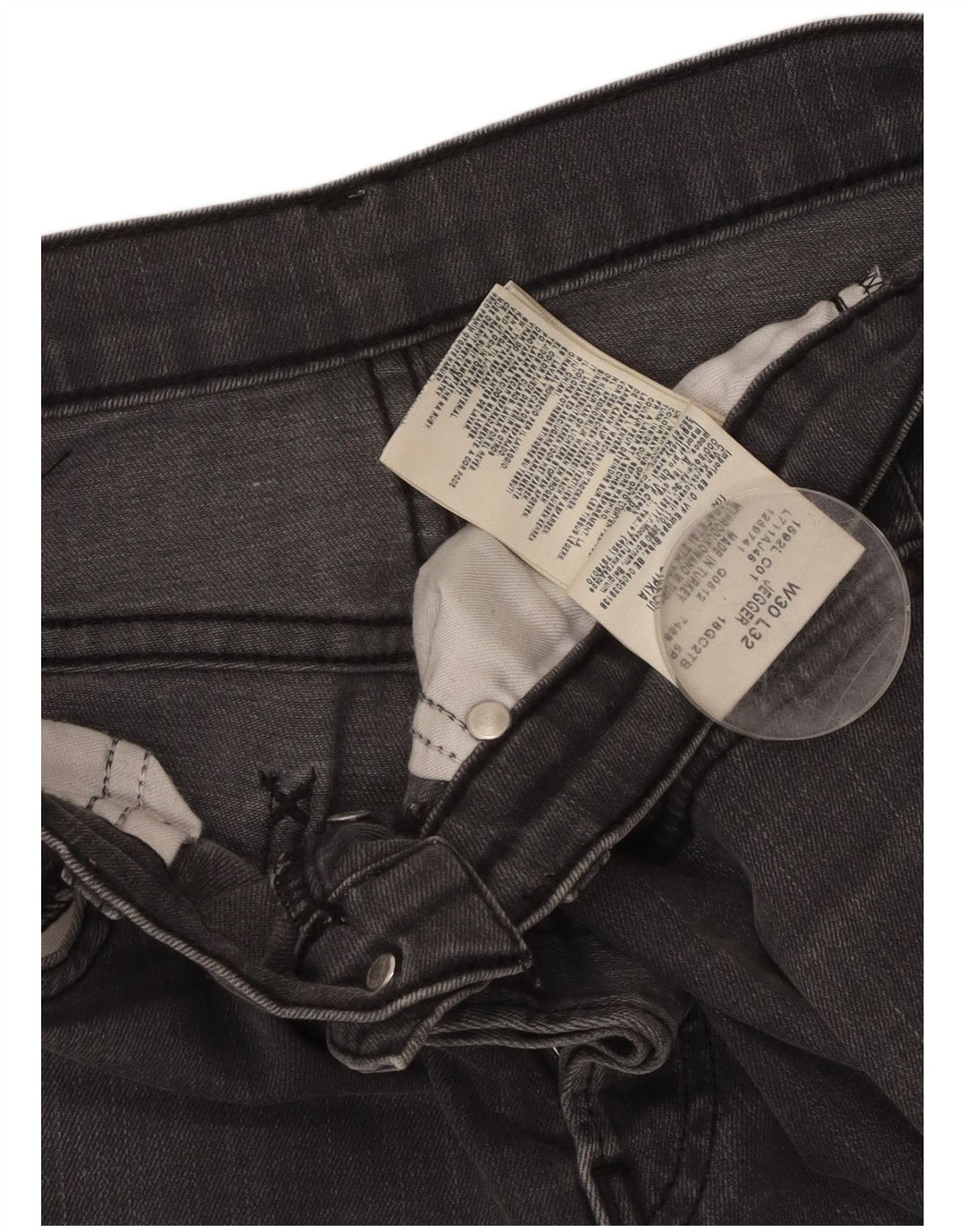 LEE Vaqueros rectos Jegger para hombre W30 L32 Algodón gris