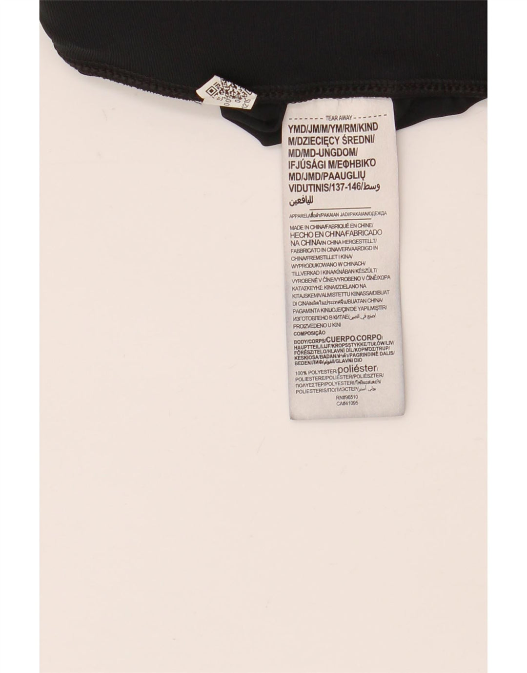 Under Armour Shorts deportivos para niña 9-10 años Negro Poliéster