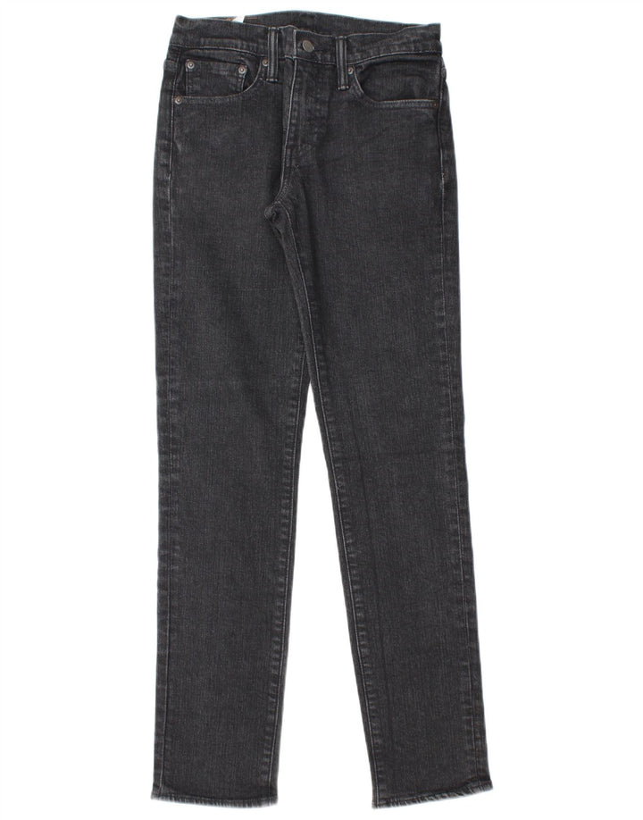 Levi's Hombre 511 Slim Jeans W28 L32 Algodón Negro