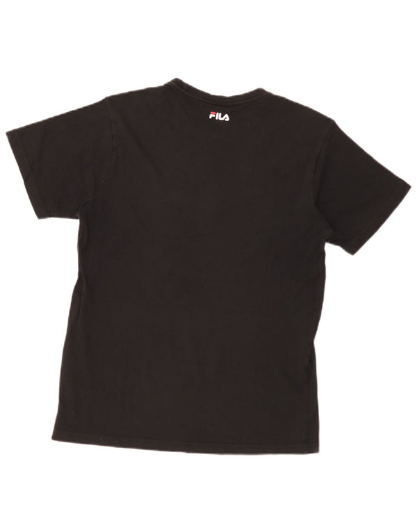 Fila Camiseta gráfica para hombre Top XS Algodón negro