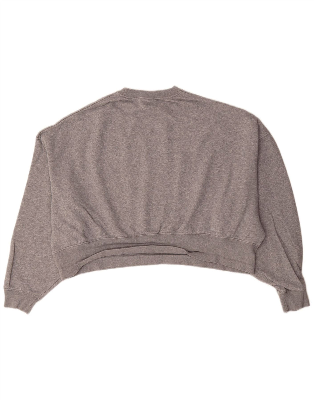 Nike Mujer Crop Oversize Sudadera Jumper UK 10 Pequeño Gris Moteado