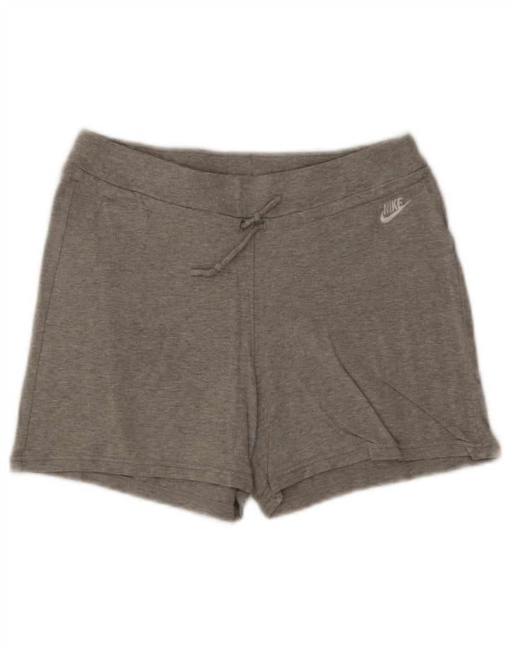 Pantalones cortos deportivos NIKE para mujer UK 8/10 Small Grey Cotton