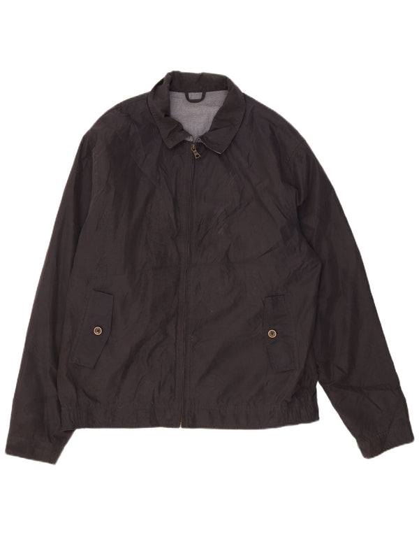 Marks & Spencer Chaqueta Bomber para Hombre UK 40 Grande Poliéster Azul Marino