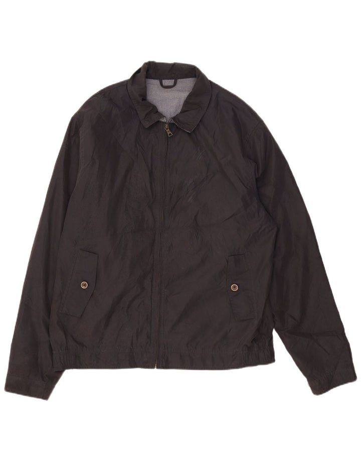 Marks & Spencer Chaqueta Bomber para Hombre UK 40 Grande Poliéster Azul Marino