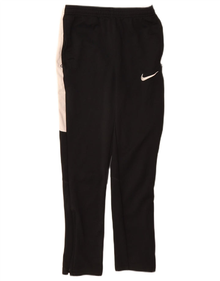 NIKE Pantalones de chándal para niño 10-11 años Mediano Negro Colorblock