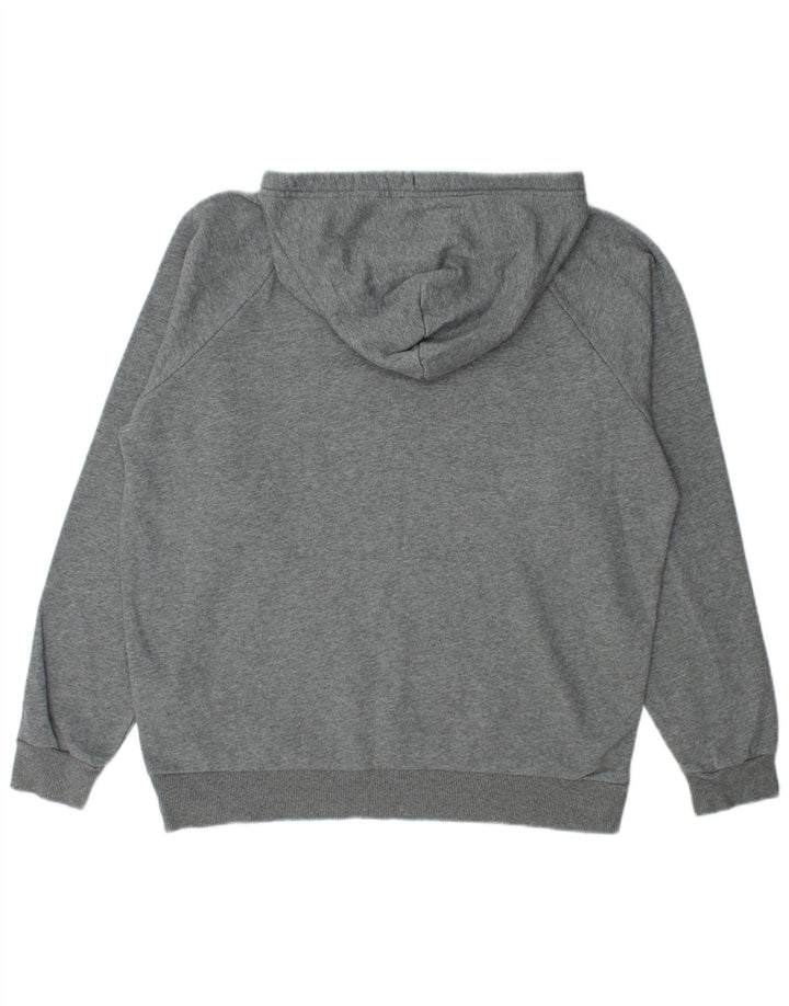 Under Armour Jersey con capucha de algodón moteado en gris medio para hombre