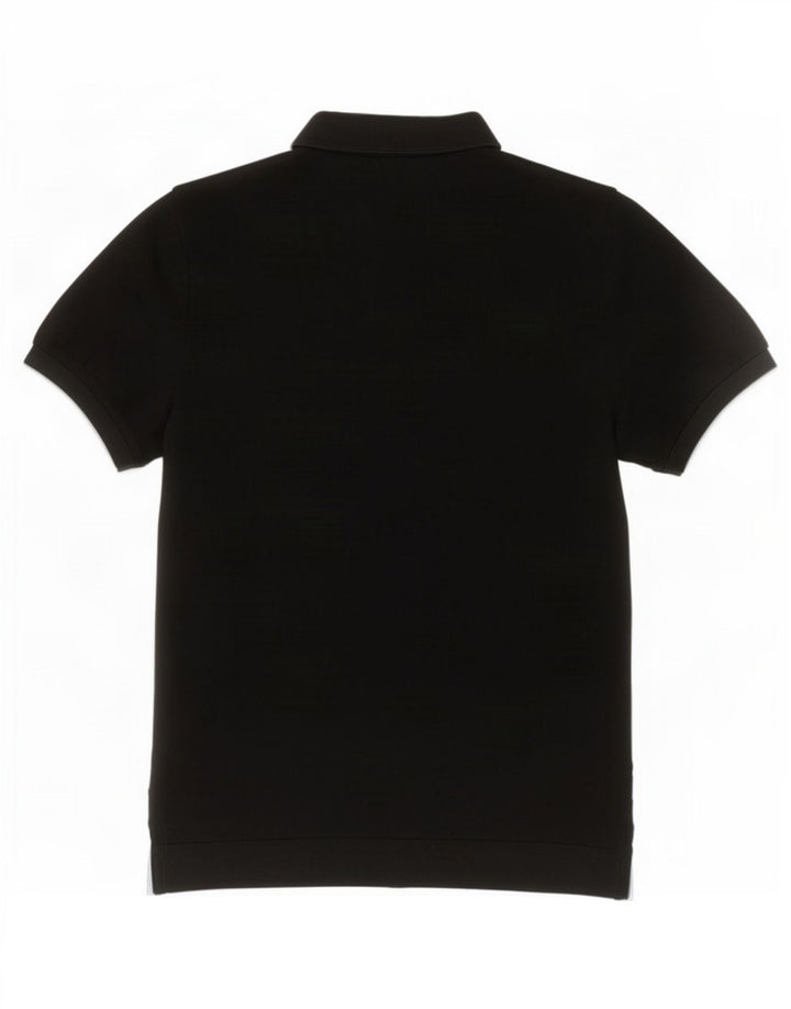 Polo Massimo Dutti Hombre Large Algodón Negro