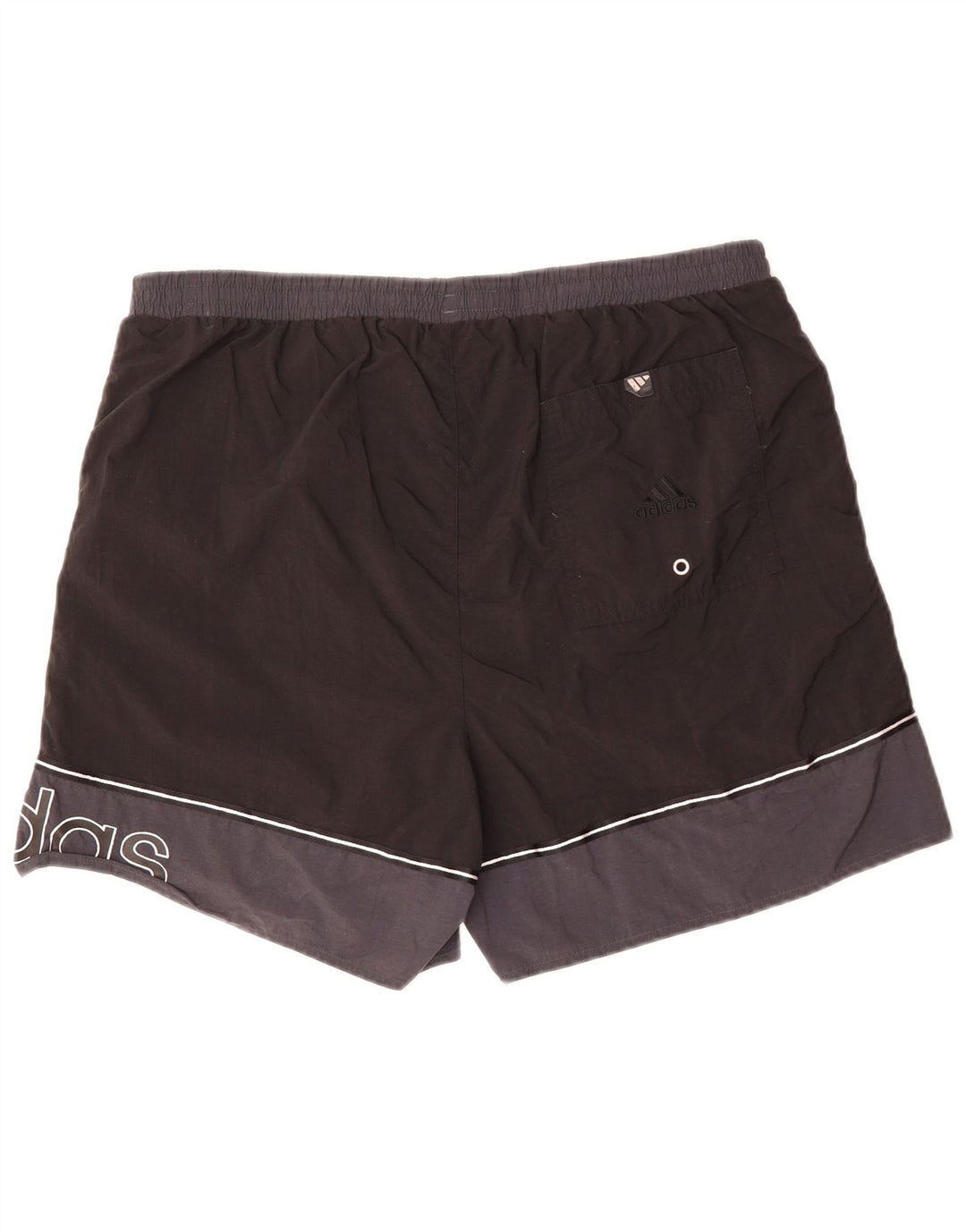 Adidas Bañador gráfico para hombre XL Negro Colorblock Poliéster