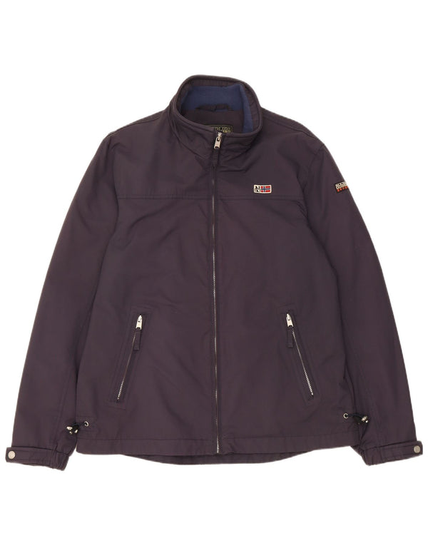 Napapijri Chaqueta impermeable Geographic para hombre UK 40 Large Poliamida azul marino
