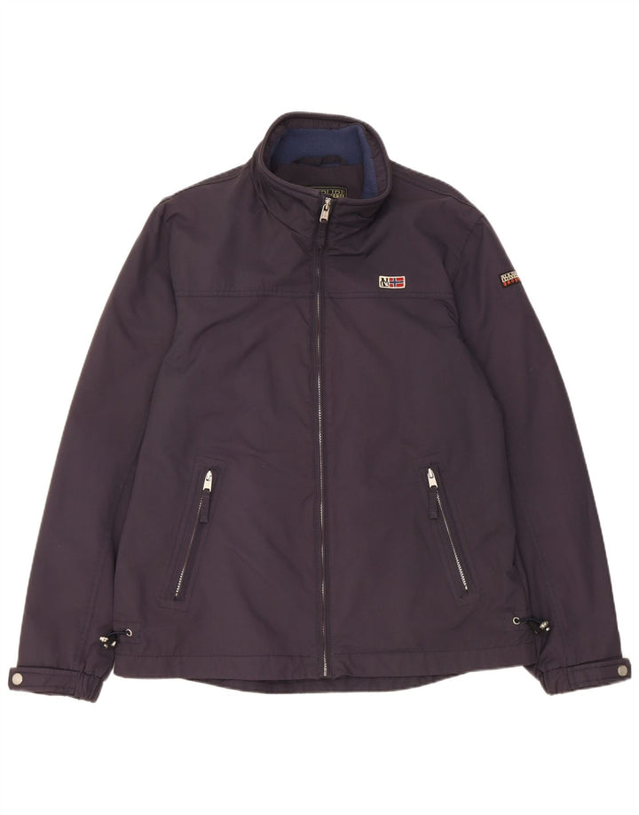 Napapijri Chaqueta impermeable Geographic para hombre UK 40 Large Poliamida azul marino