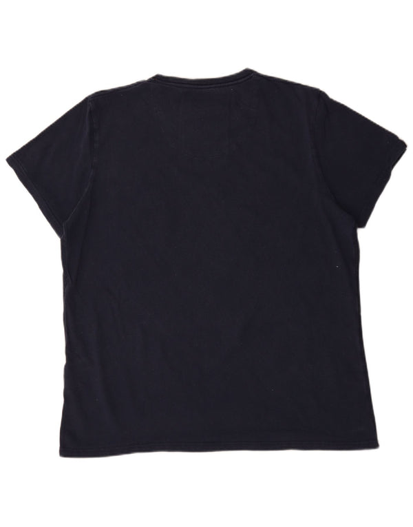 Superdry Camiseta gráfica para hombre Top 2XL Algodón azul