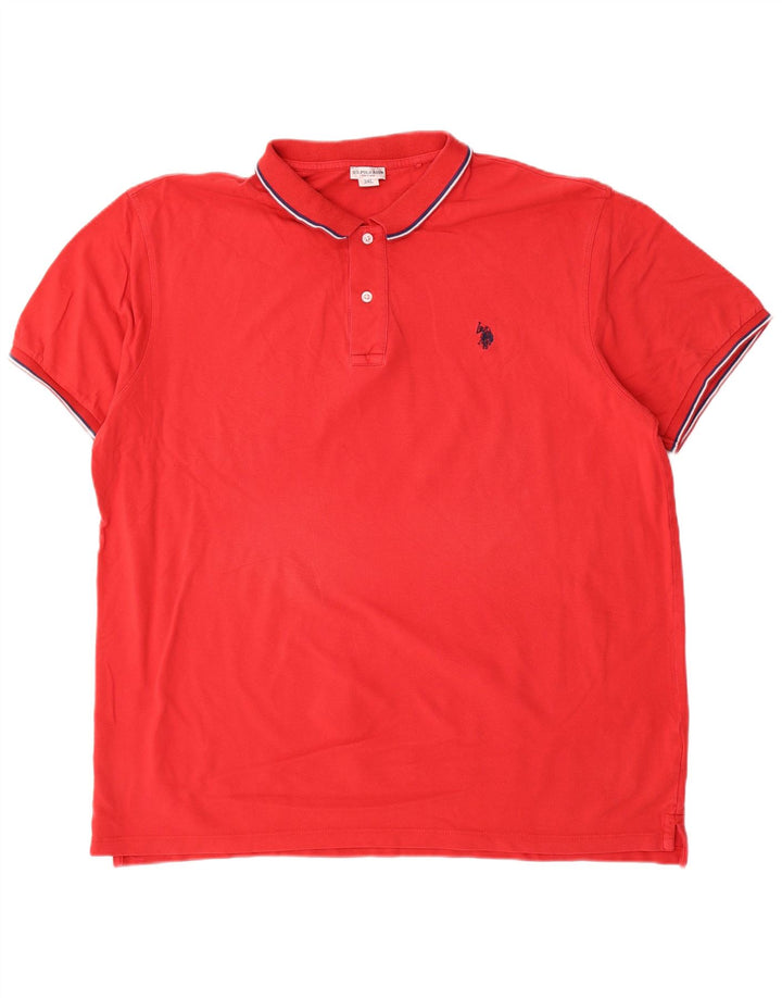 Asociación de Polo de EE. UU. Camisa Hombre 3XL Algodón Rojo