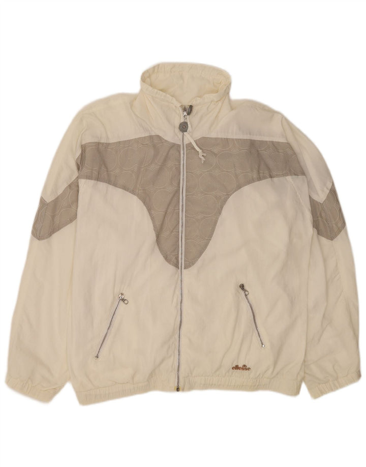Ellesse - Chaqueta de chándal para mujer, talla 40, XL, color blanco