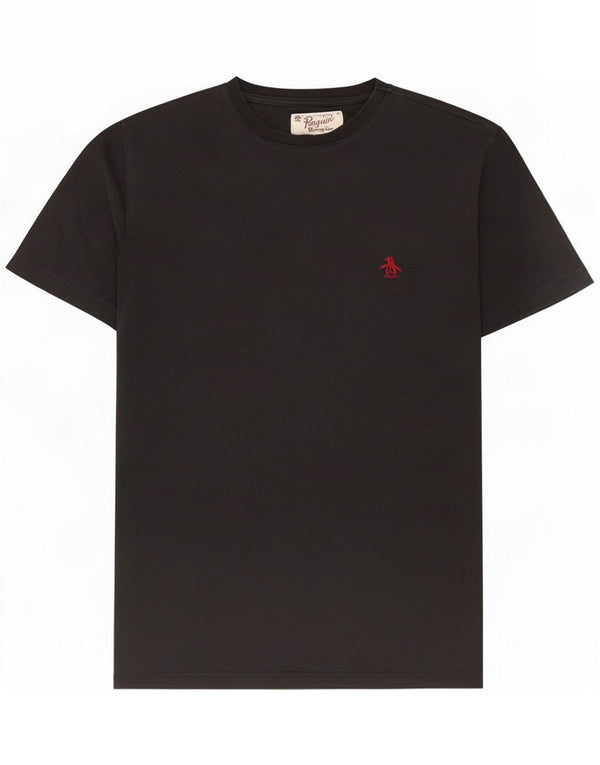 Penguin Camiseta para hombre Top Medium Black Cotton