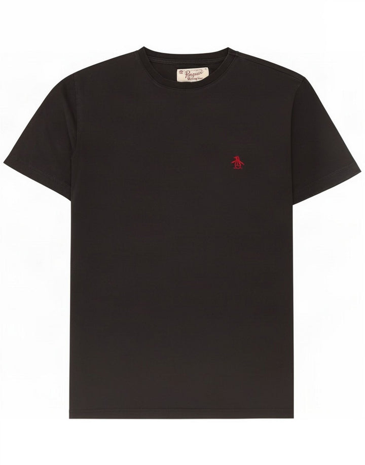 Penguin Camiseta para hombre Top Medium Black Cotton