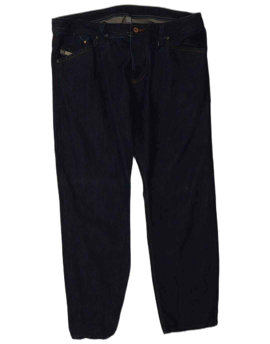 DIESEL Vaqueros Rectos Hombre W34 L28 Azul Marino Algodón