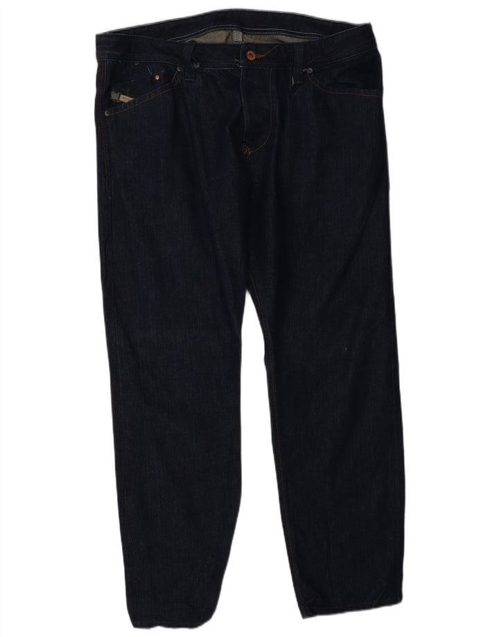 DIESEL Vaqueros Rectos Hombre W34 L28 Azul Marino Algodón