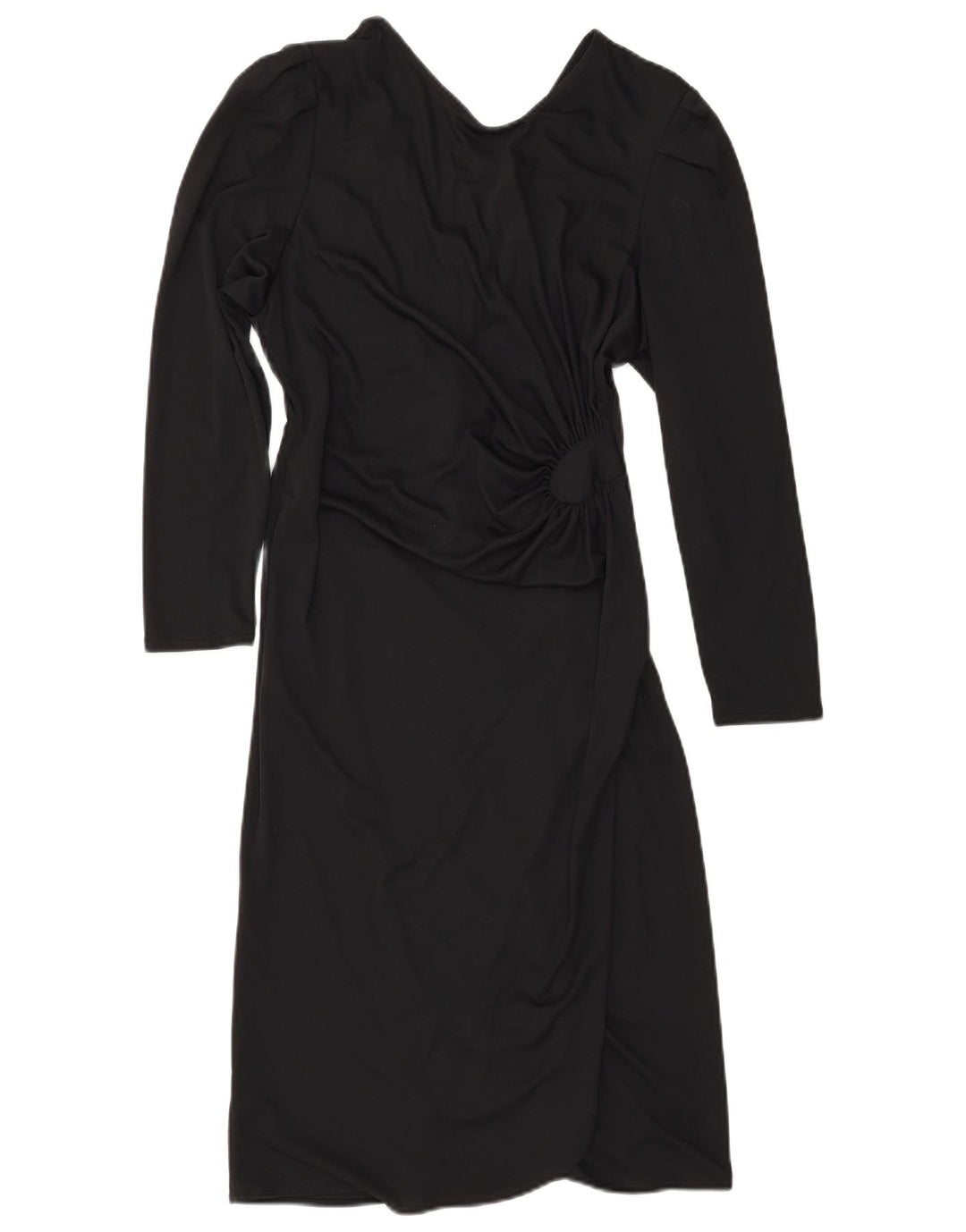 Vestido tubo vintage para mujer IT 42 Poliéster negro medio