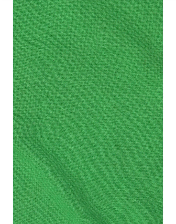 Zara Mujer Crop Oversize Sudadera Jumper UK 10 Small Verde Poliéster
