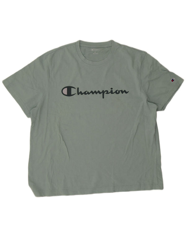Champion Camiseta gráfica para hombre Top 2XL Algodón verde