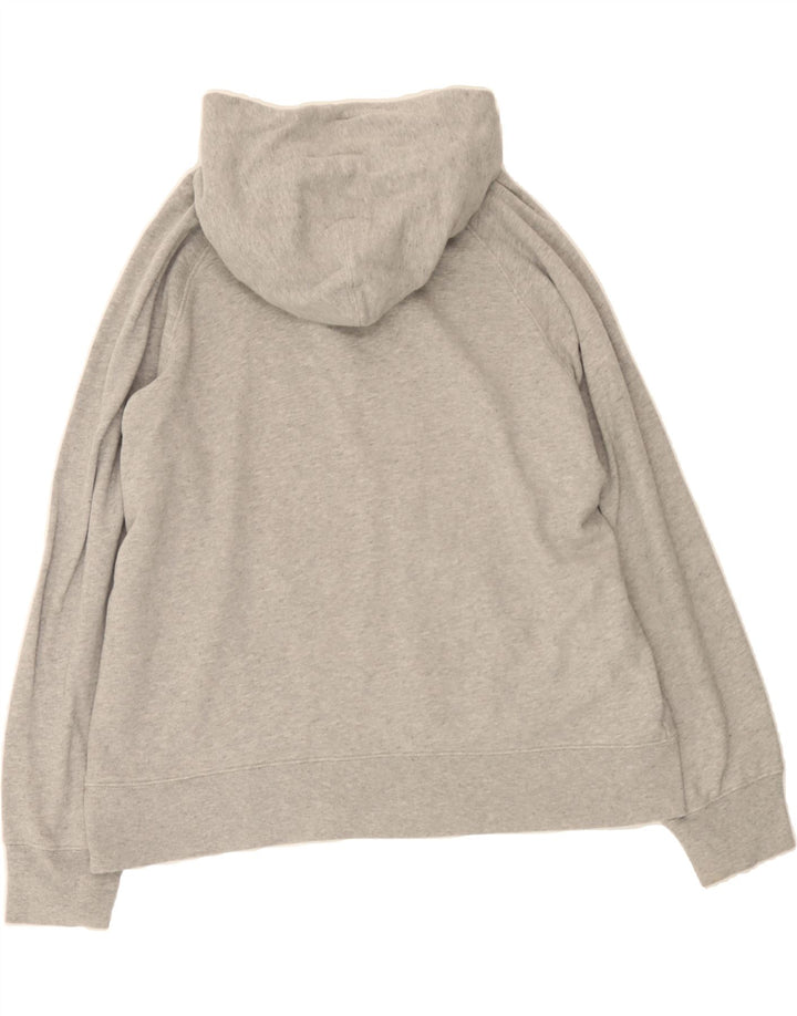 LEVI'S Womens Oversized Graphic Hoodie Jumper UK 16 Large Grey Vintage Levi's and Second-Hand Levi's from Messina Hembry 