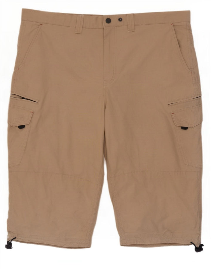 Marks & Spencer Bermudas tipo cargo para hombre W40 XL Algodón beige