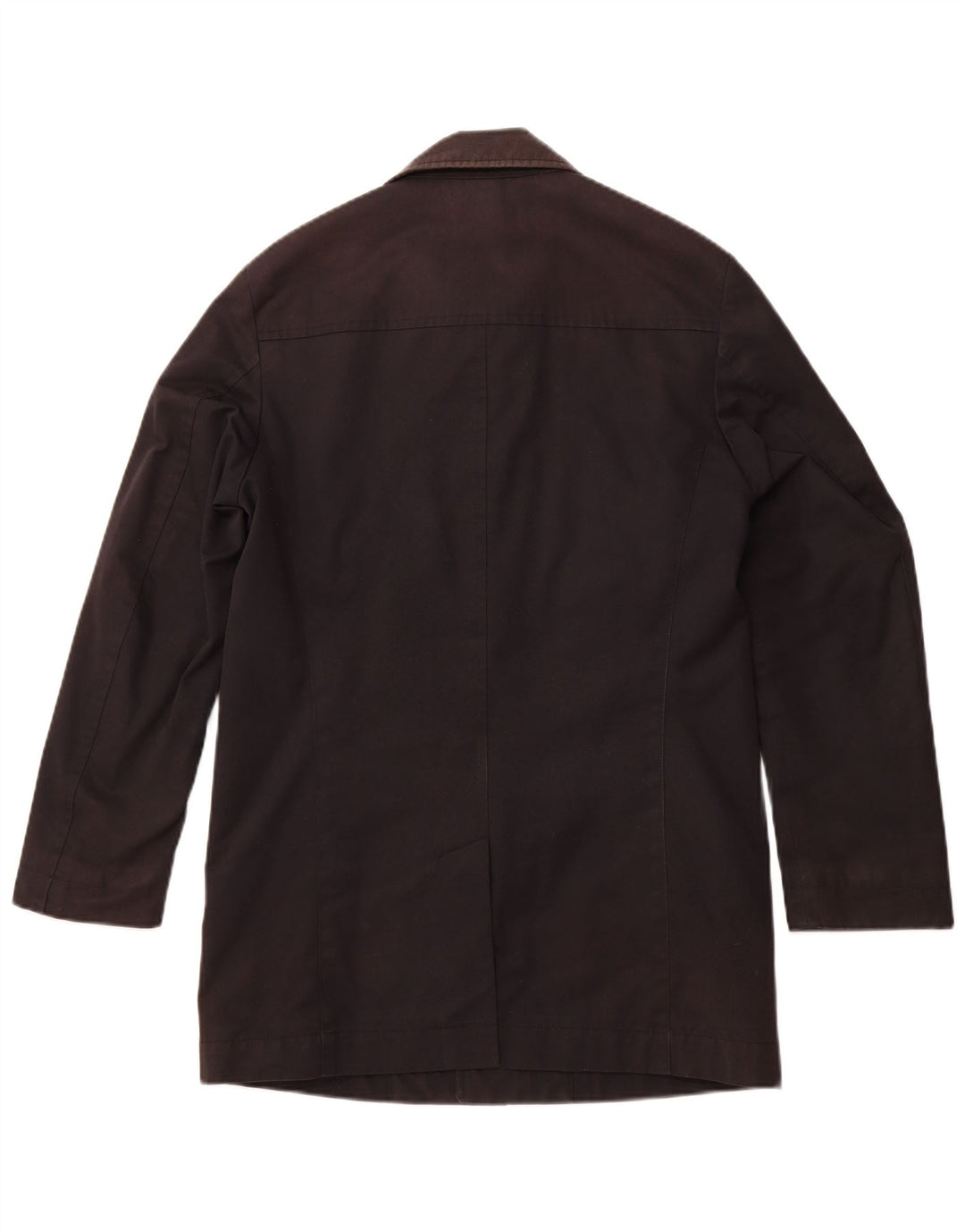 HUGO BOSS Abrigo cortavientos para hombre IT 48 Poliéster negro mediano