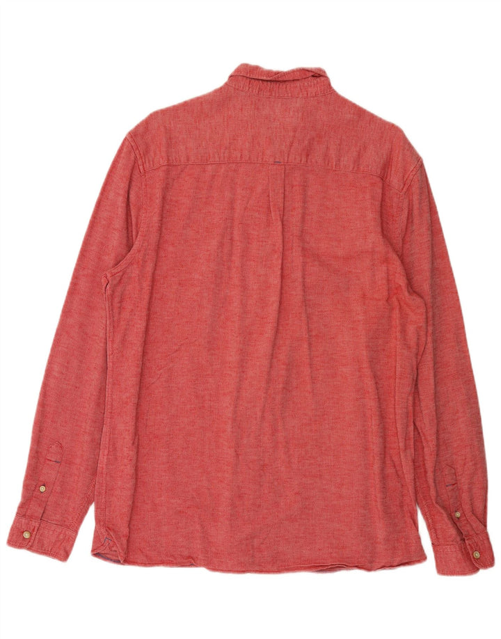 Camisa de corte clásico para hombre de White Stuff de algodón rojo medio