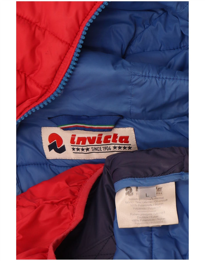 Chaqueta acolchada con capucha para mujer Invicta UK 46 Large Red Polyamide
