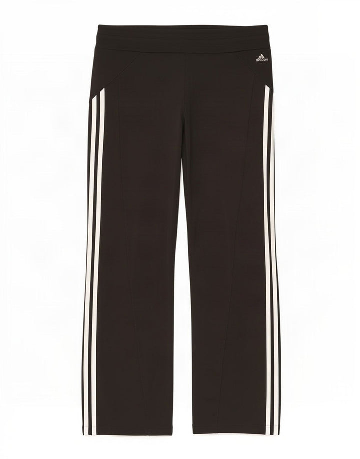 Adidas Mujer Climacool Chándal Pantalones UK 12 Mediano Negro Poliéster