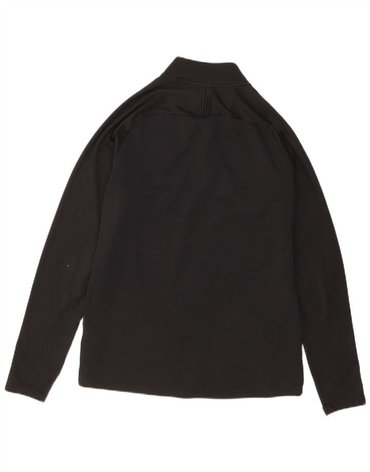 Nike Dri Fit - Chándal con cremallera y cuello para hombre, talla mediana, color negro