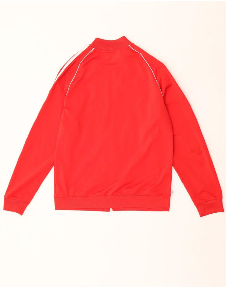 ADIDAS Chaqueta de chándal para niños 12-13 años Grande Rojo Poliéster