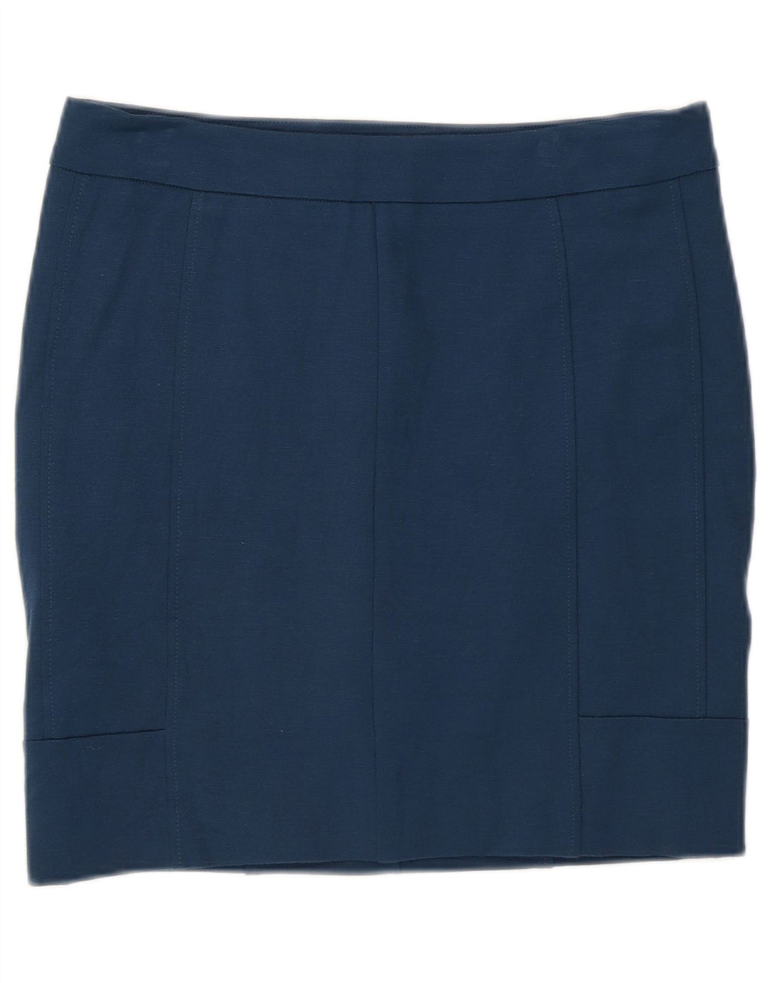 Calvin Klein Minifalda para mujer US 4 Small W28 Viscosa azul