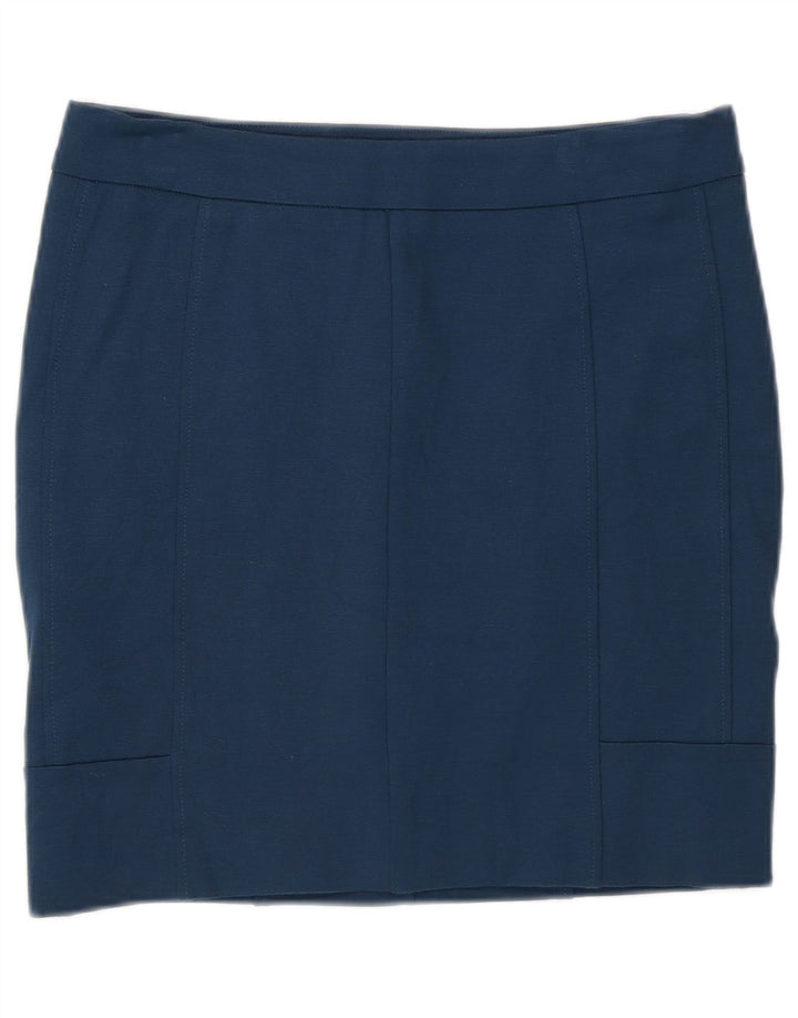 Calvin Klein Minifalda para mujer US 4 Small W28 Viscosa azul