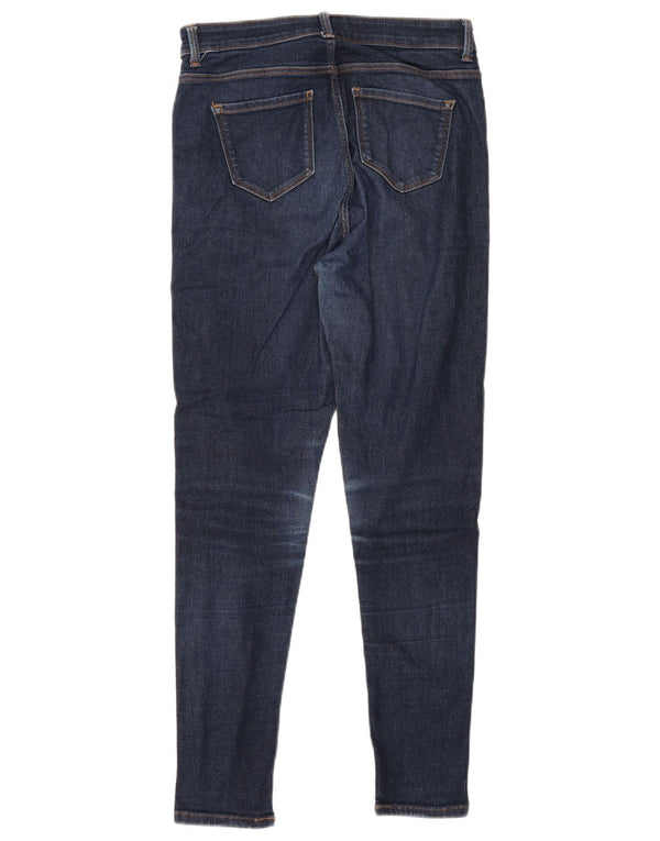 Marks & Spencer Vaqueros pitillo para mujer UK 10 Small W28 L27 Azul marino