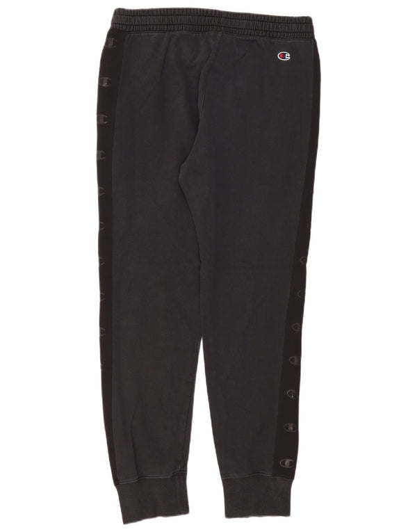 Champion Pantalones De Chándal Para Hombre Joggers Large Azul Marino Colorblock