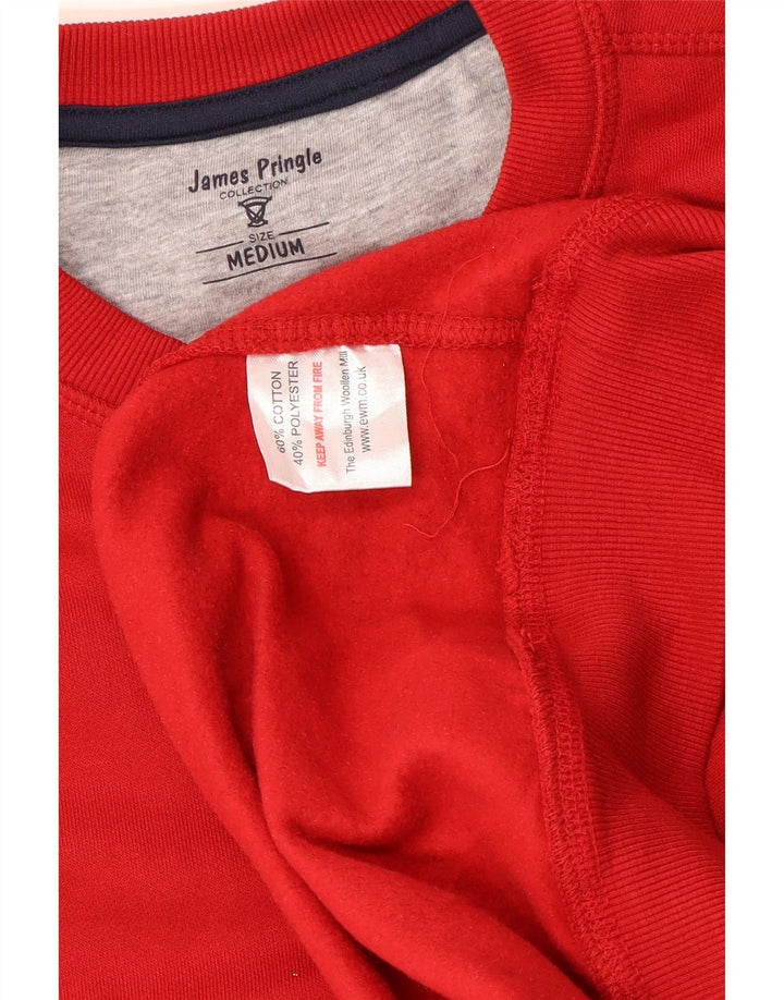 James Pringle - Sudadera para hombre, color rojo medio, algodón