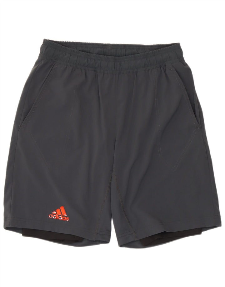 Adidas Hombre Climacool Sport Shorts Gris Medio Poliéster
