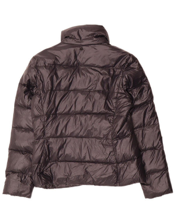 Benetton Chaqueta Acolchada Mujer UK 42 Mediana Negro