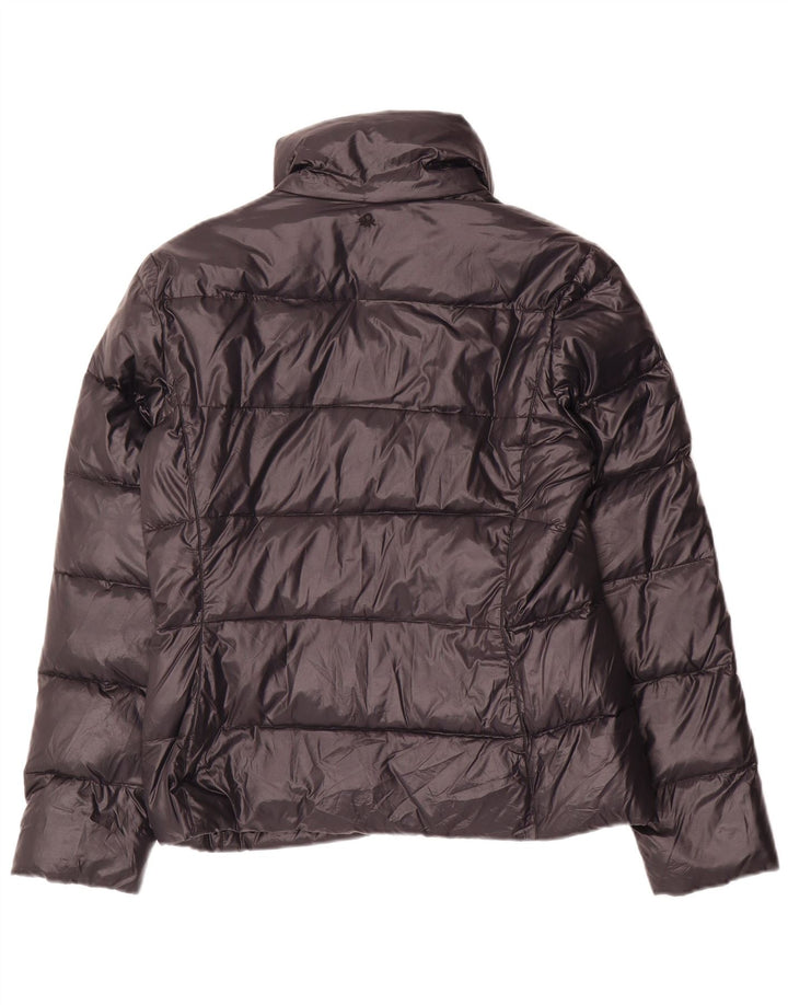 Benetton Chaqueta Acolchada Mujer UK 42 Mediana Negro