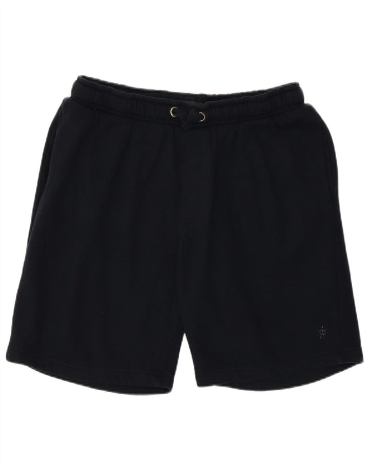 French Connection Pantalones cortos deportivos para hombre de algodón azul marino grande