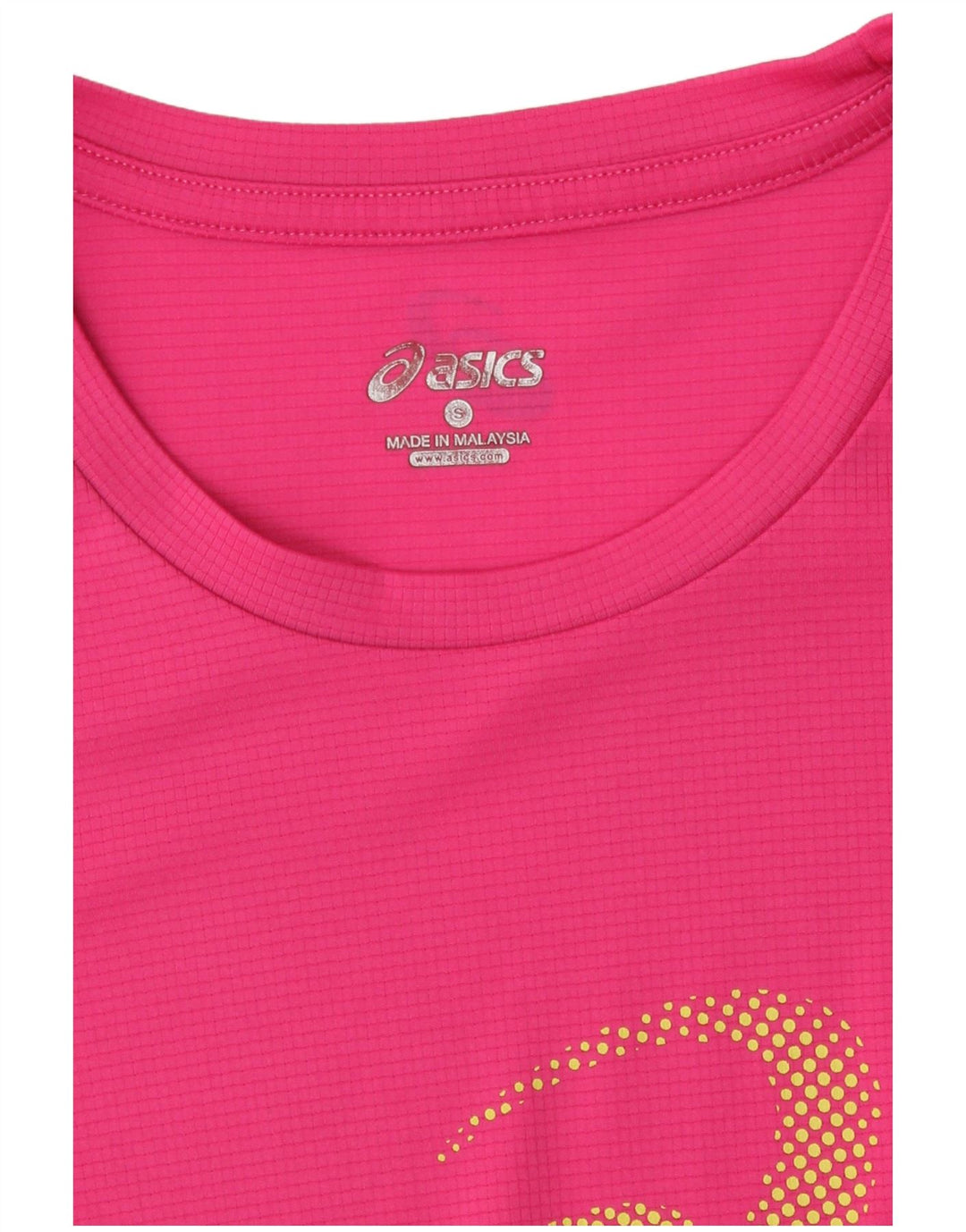 Asics Camiseta gráfica para mujer Top UK 10 Small Pink